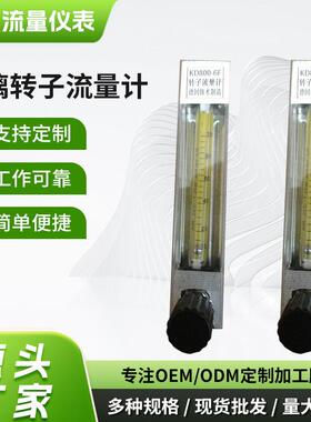 厂家供应玻璃转子流量计引进型DK800系列转子流量计