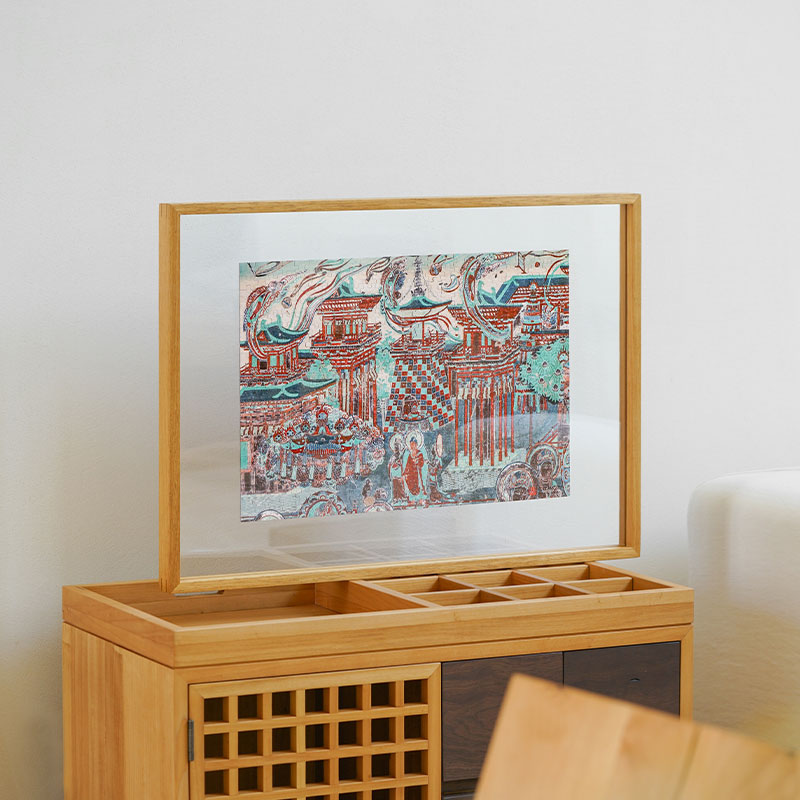 透明拼图裱框1000片70X50定制500画框双面玻璃挂墙2000亚克力相框