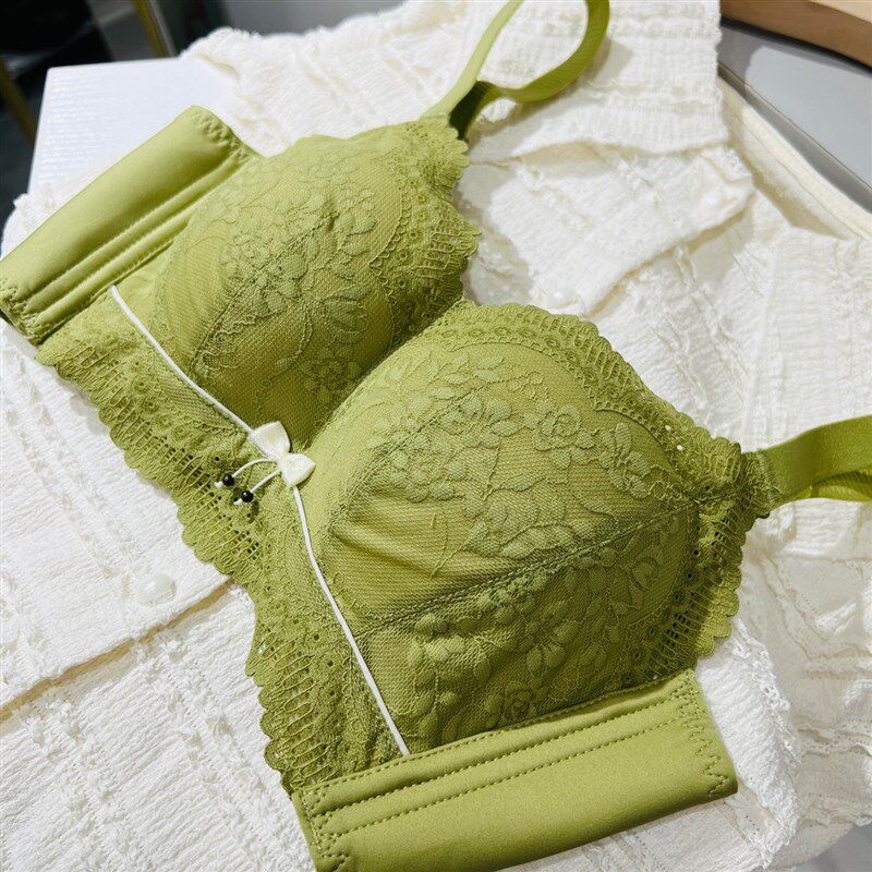 小胸加厚6cm超厚8cm文胸平胸专用显大聚拢馒头杯无钢圈内衣女aa杯