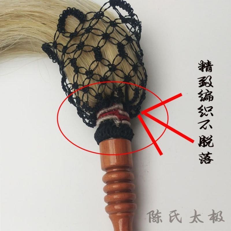 真马尾太极拂尘蝇甩子法器道具浮尘道士用品太监佛尘扫掸子浮沉