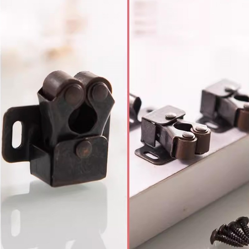 衣柜门锁扣碰珠吸合器卡扣柜子门碰门吸固定老式开关家具配件隐形