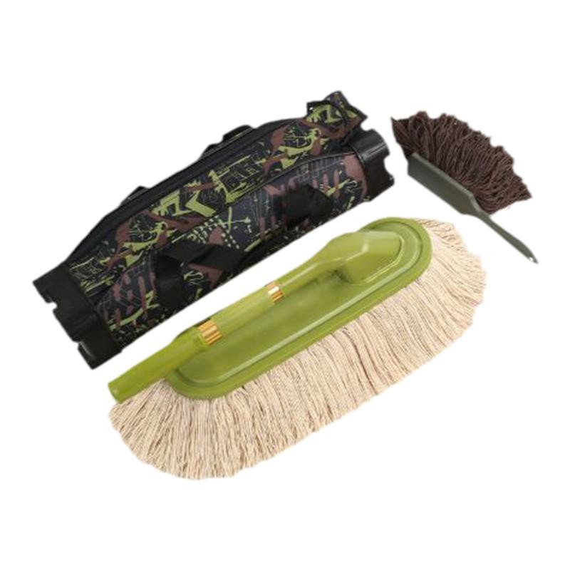 汽车除尘掸子伸缩擦车拖把蜡x拖车刷子棉线软毛扫灰尘不伤玻璃车