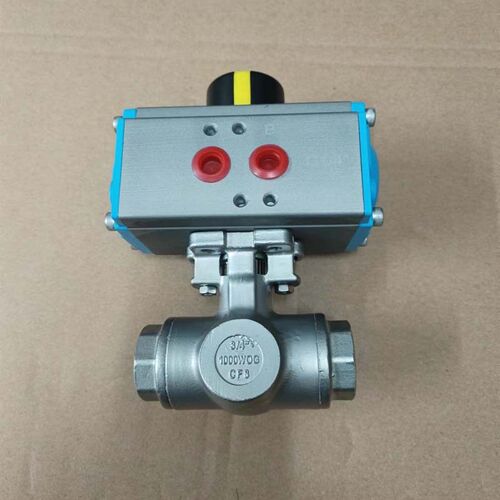 ART012DA 气动执行器 汤姆灌装机三通T型快装球阀G3/4内螺纹
