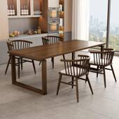 户SPW白家蜡木莫比恩小型餐桌全实木椅餐桌组合用客厅长方形家用