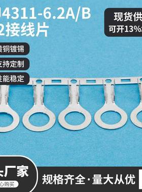 DJ4311-6.2B62接线片62型接线ASF.片6.2圆.型A端子地环端子