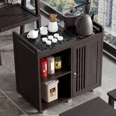 移动茶桌家小25275茶套台茶茶几茶车具装全自用动烧水壶一体茶水