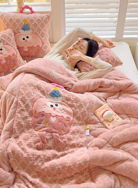 手提抱被子加绒保毯子车功用办公室多能午睡枕头车载GJF暖折枕叠