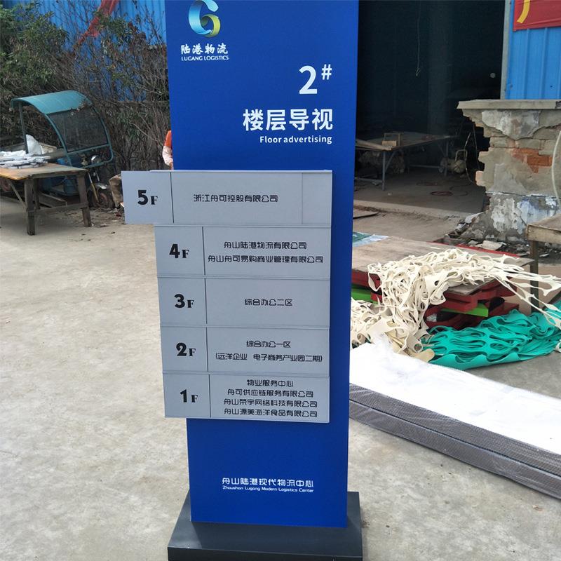 车小区区672停场导向牌指示牌户外不景锈钢导视牌大型房神地产精