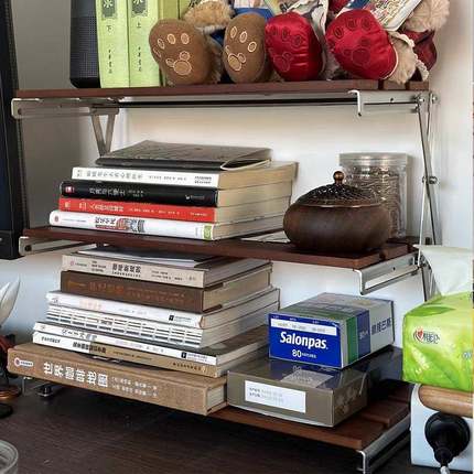 架WA装BINLKHIKE户外露营桌营面折叠置物架收纳实木免安多层露置