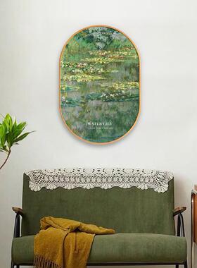 法客式众艺术厅装小饰画入户关美式玄卧室莫奈名al202312画复古餐