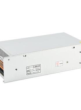 24V20A箱开4关电源2V500W监控LED发光字灯456大功直率流电源