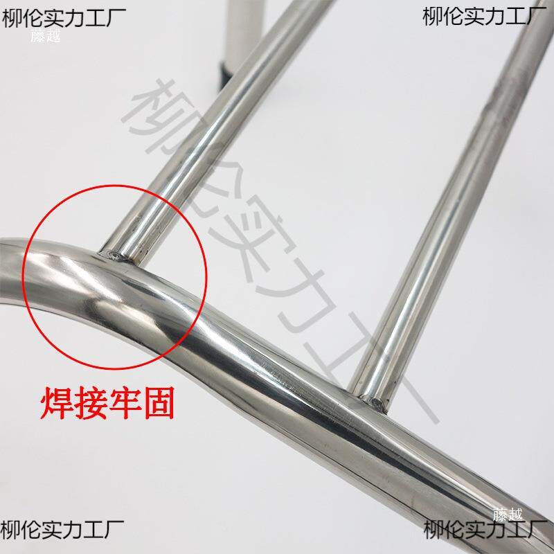 洗床配件理发椅无品牌/脚踏家用落可移地动踏脚头脚垫美发椅不锈