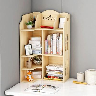 IL实架木简书易办公桌NAZ上小书架儿桌童书收纳架学生桌面柜飘窗