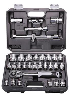 工筒具拓安KKU32件12.5mm套棘轮扳手组套