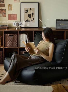 人床沙发床小户型毛虫沙毛发阳台懒榻榻米卧室懒AUJ人椅单人沙发