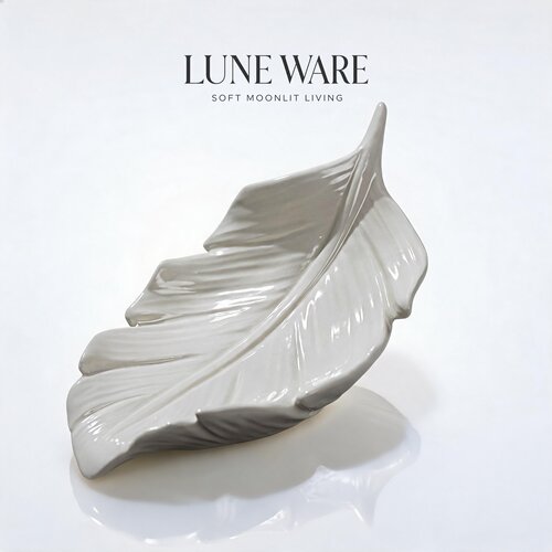 LUNEWARE▪陶瓷皂盒羽毛造型