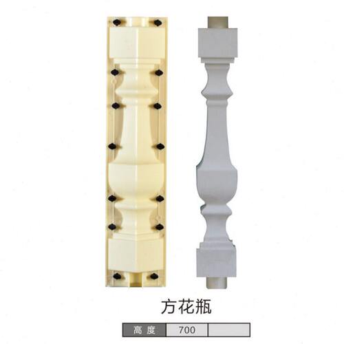 现浇花瓶柱阳台栏杆模具罗马柱模具水泥护栏建筑模板塑料围栏磨形