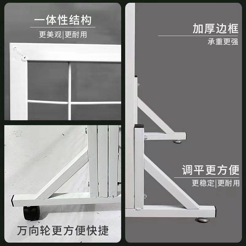 立式落地网架双面架展示架地摊服装架作品挂架移动多功能网格锦标