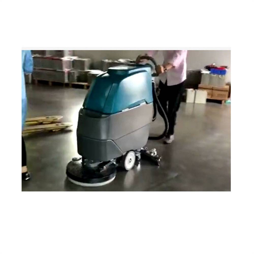 Hand push floor scrubber手推式地坪清扫机 半自动地面扫地机
