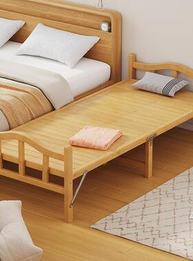 竹床可折叠床单人竹GYP午双人易家用成人凉床出休租简房硬板竹板