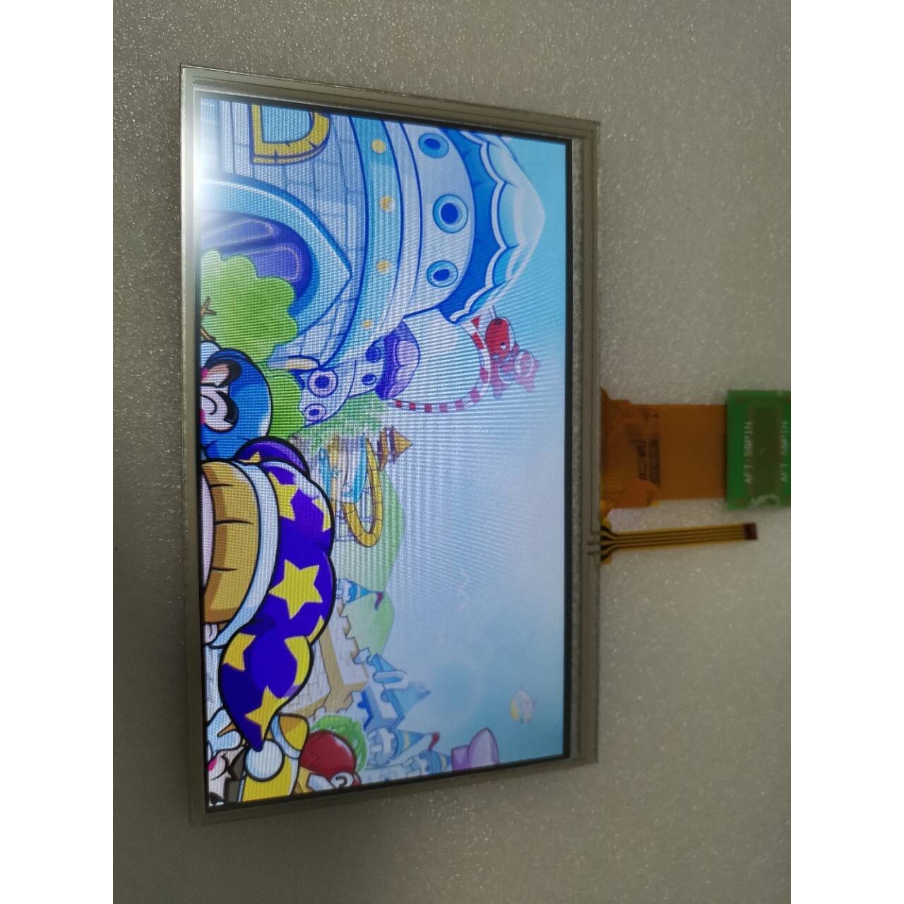 群创7寸液晶屏 800*480 TV片 配电阻TP触摸屏 可以配个各款触摸屏