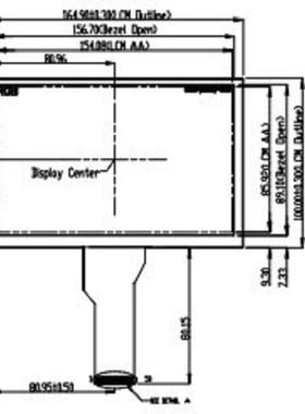 7寸LCD显示屏8TN液晶屏分0辨率00LX48接口RGB/TT车载AKQ工控类用