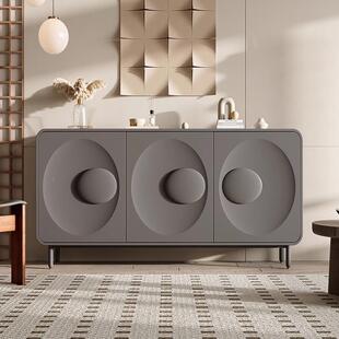 意式轻风餐边柜茶水客柜奢KQC玄多层高档厅靠墙置物大容量门厅关