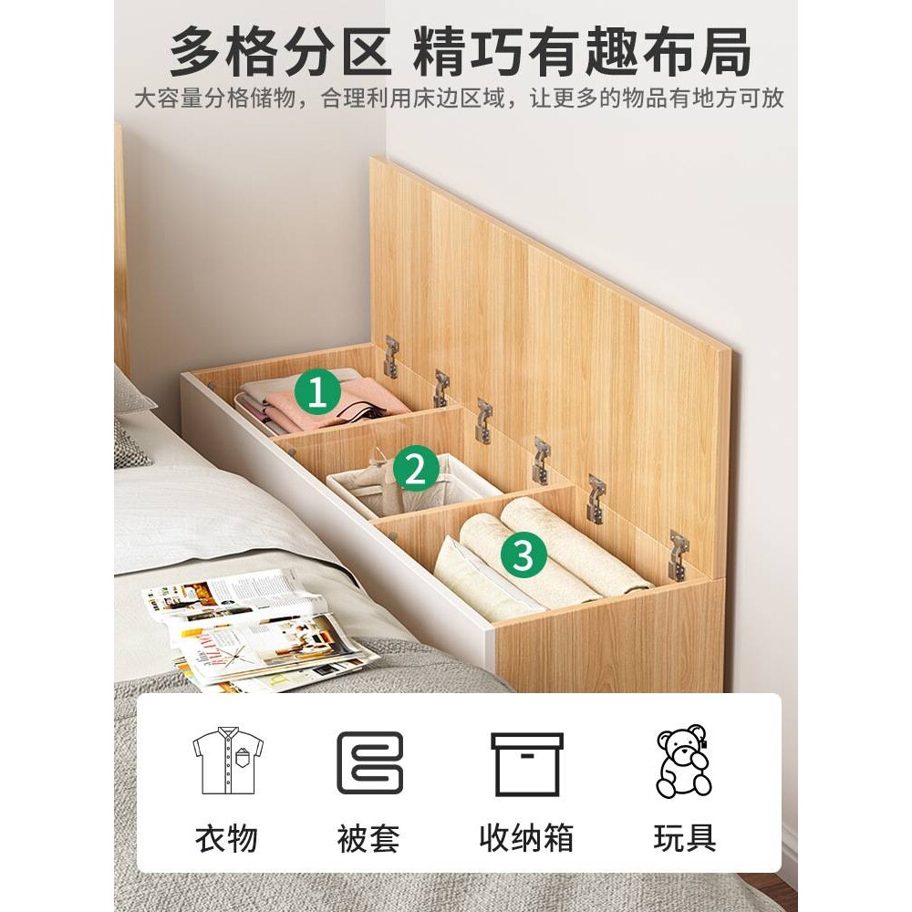 0A飘窗收纳柜家用卧室被褥被子储物柜大容量翻盖可坐式阳台矮柜地