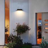 太阳能户简外SG228B W壁两灯庭院灯台阳大门口侧前灯室外防水约外