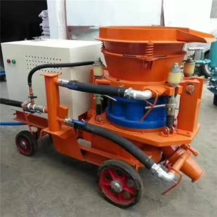 喷浆机隧道支护湿式喷射机配件 PZ5矿用5立方干式喷土机