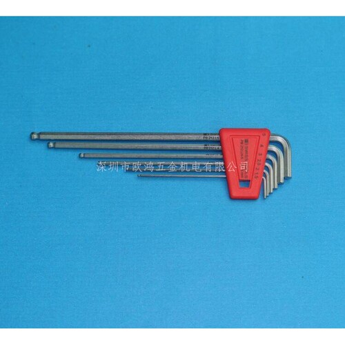进口瑞士 PB 212.LH-5 套装1.5-5mm公制球头加长内六角扳手六角匙