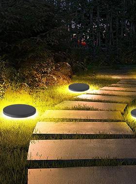 插地草坪灯户外景观园林GP-CP025绿化草地灯led圆形地铝材约插道