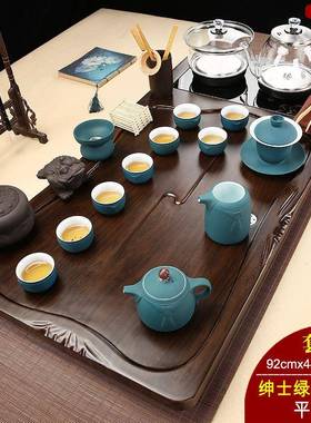 家用茶盘全自E4Mr3HwA动底部水烧水壶一体现上代喝茶具茶套装整套