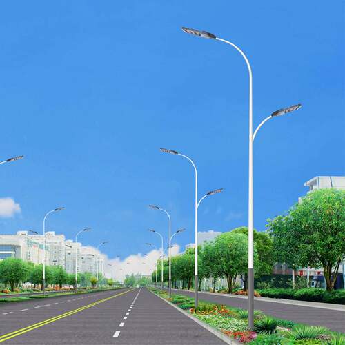 路灯杆生产厂家10米11m150W大功率led路灯市政工程高低臂路灯价格