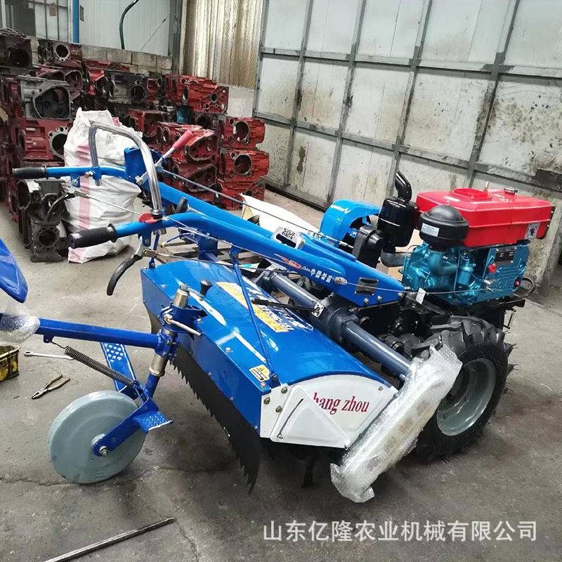 出口型12马力手扶拖拉机 果园开沟旋耕除草机 手扶旋耕松土耕地机