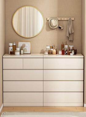 五斗柜实现代简约木卧客厅家床室头YRZ收纳柜床尾置物用柜多层抽