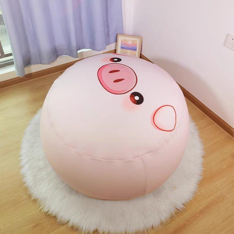 懒人THL沙发可睡豆袋榻榻可米网红儿童卡填通阳台单人卧躺椅躺颗