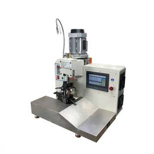 文忠半自动端子机排线连打端子机 数控排线连打端子压着机