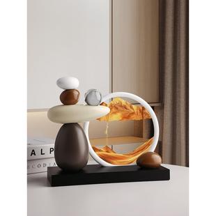 2P80贝酒汉美流沙画件F785HS88轻奢摆感众客厅小电视柜柜