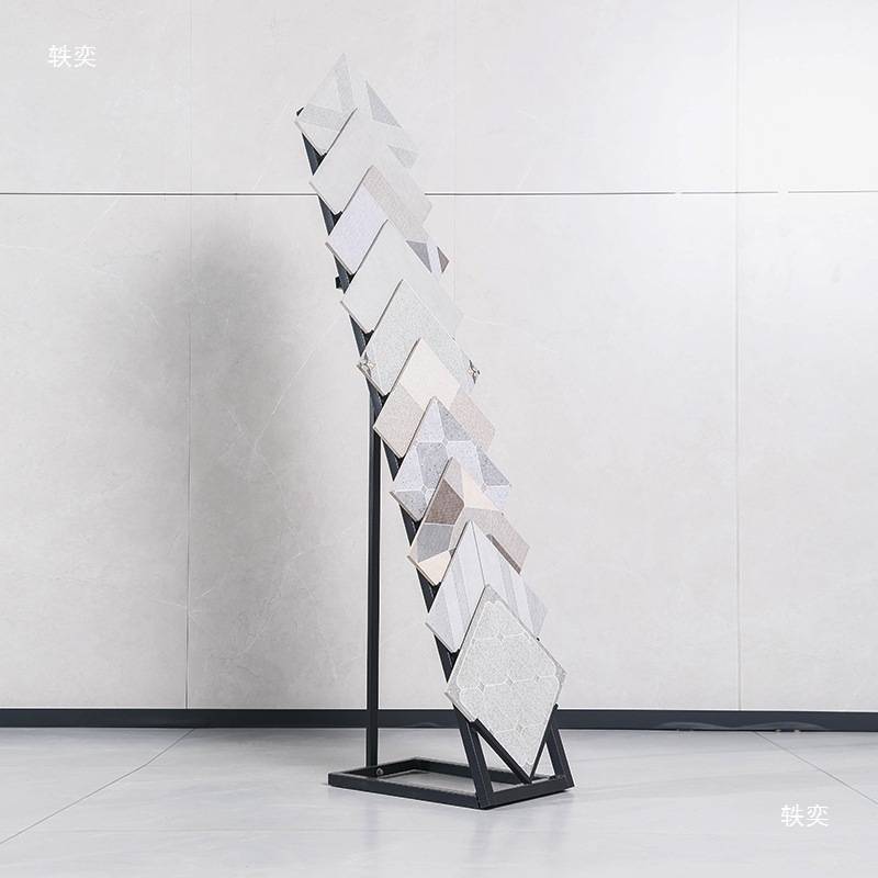 瓷砖展架陶瓷陈列架300色板样品架落地可移动大理石色卡展示架