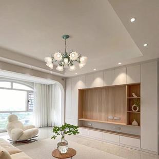 法田式 复兰古餐厅945卧 吊灯中山灯具创意美网红园铃花朵客厅灯式