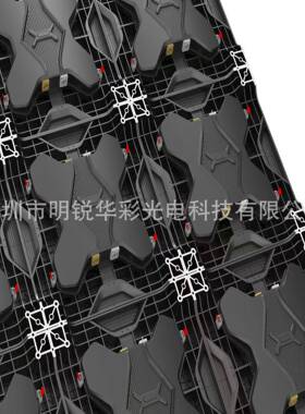 P3.91LED全彩地砖屏 游乐场酒吧ktv舞台T台地面 互动led显示屏