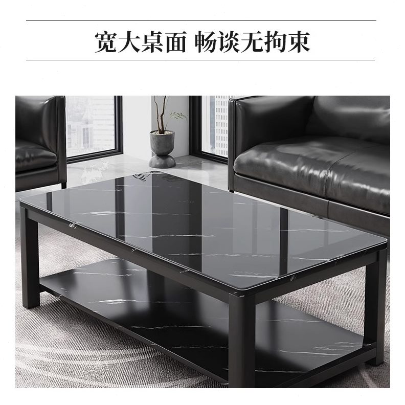 茶几轻奢家用桌子小钢化玻璃茶几客厅办公室户型极简茶桌现代简约