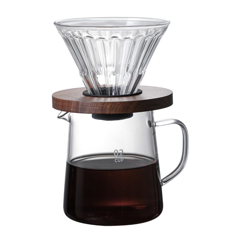 r杯壶享v6w耐热泡分a漏不锈钢m滴壶滤ert细嘴玻璃冲手冲咖啡壶式