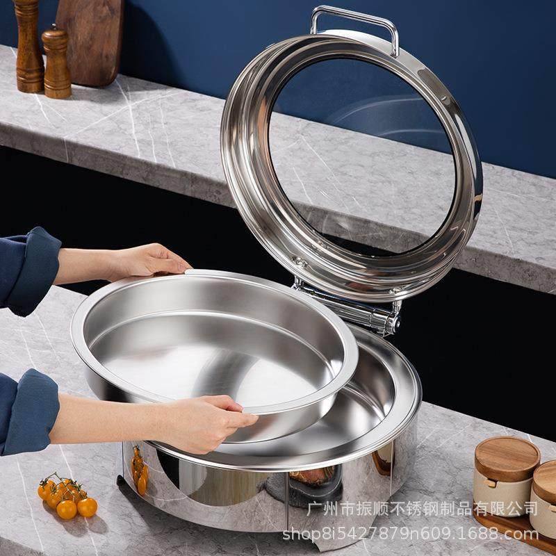 恒温自助餐加TGW炉热不锈商钢保温布菲炉恒温餐厅温翻盖保炉酒店