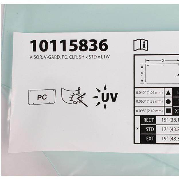 梅无品牌/全思安防护面屏明安帽罩式防飞溅防冲击面10115836PC透