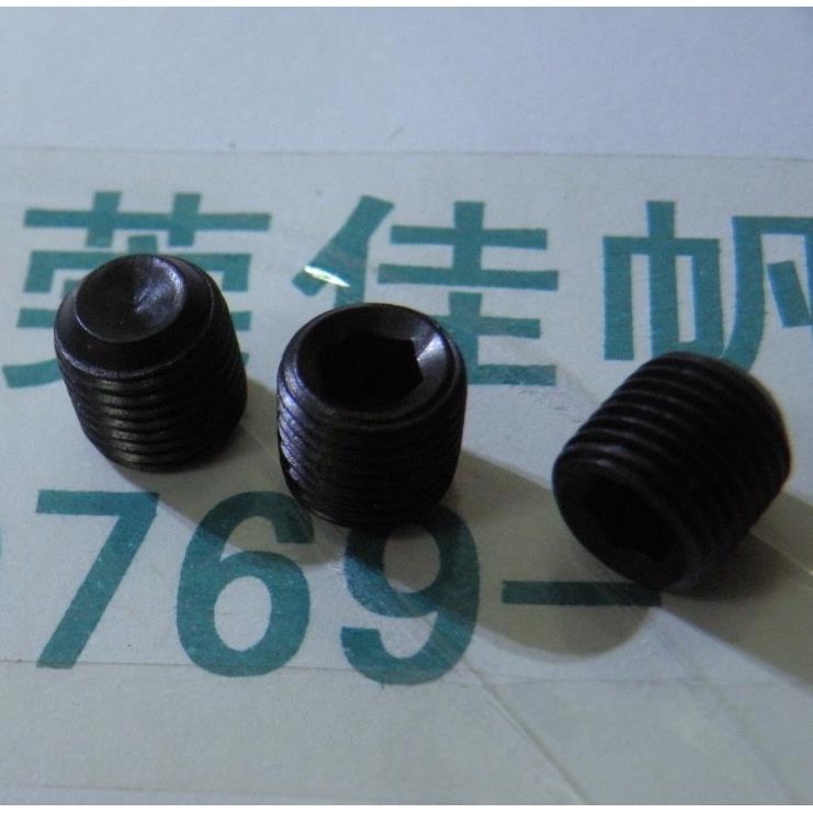 12.DIN916止9级内角5/16-2螺4细牙机米螺丝紧定付顶丝螺六钉细丝