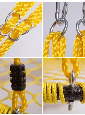 儿童秋室内小孩婴玩吊具家用荡秋千千户外IBG宝宝椅幼儿彩色绳网