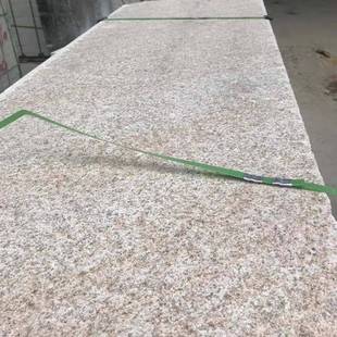 花岗岩黄锈石火烧板天然14浅黄色火方烧面直北锈石石材工厂黄供