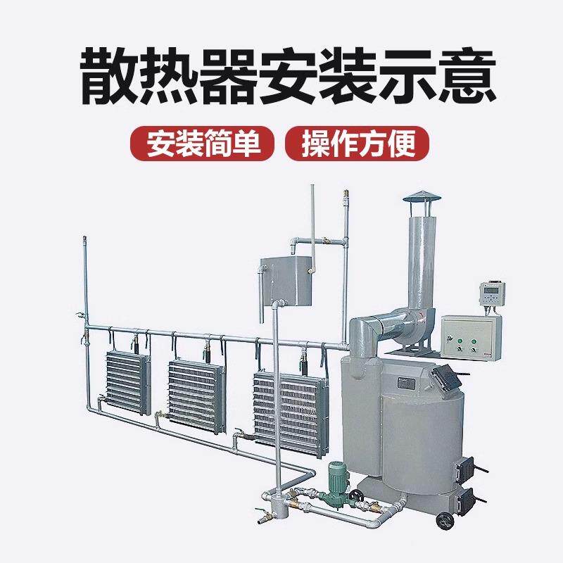 温室大棚养翅片水式殖暖风机水散TCC暖热器养殖场取暖风机跨境